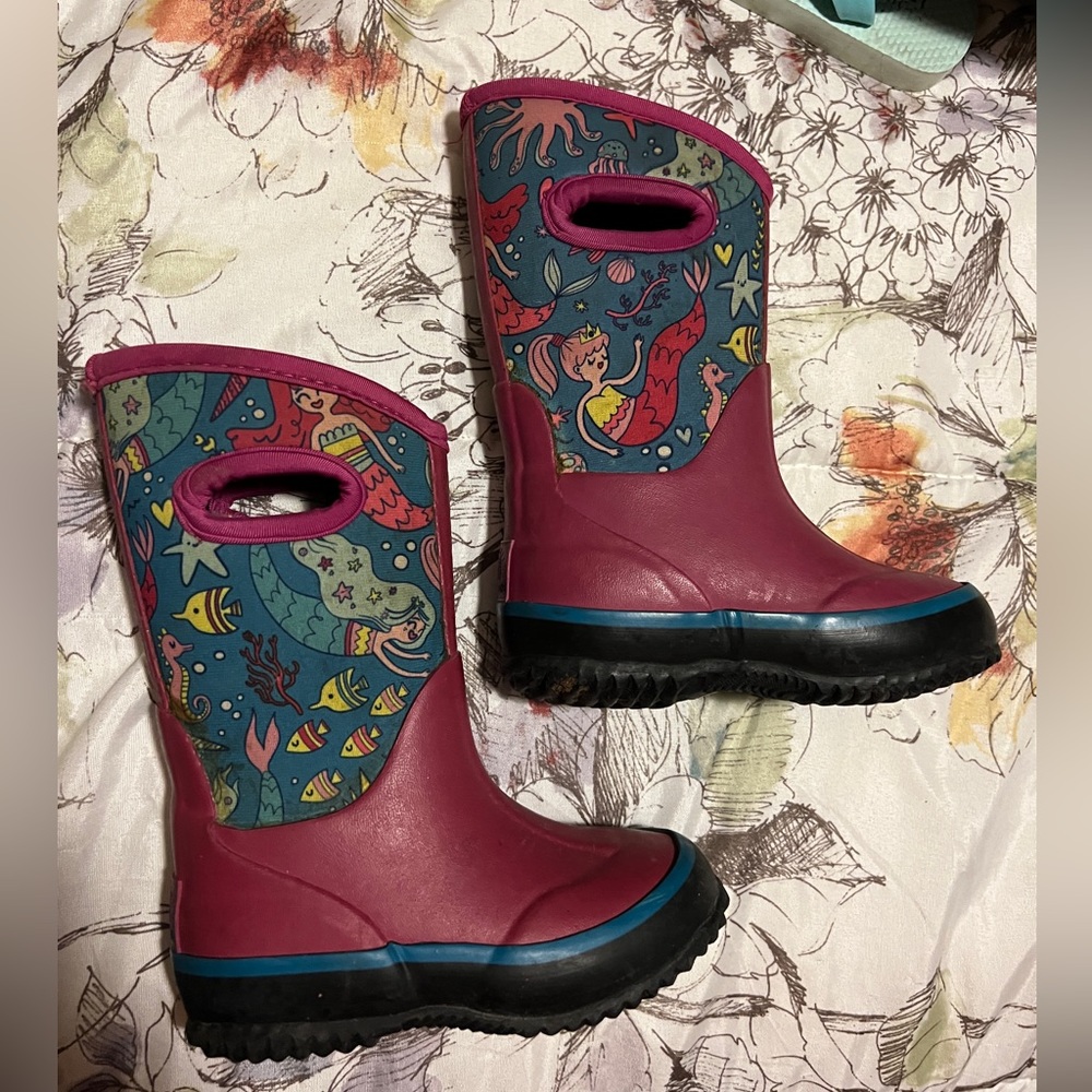 Mermaid muck boots